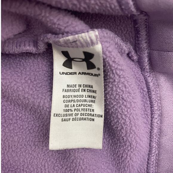 Under Armour Women's Purple Camo Logo Hoodie - Picture 2 of 6